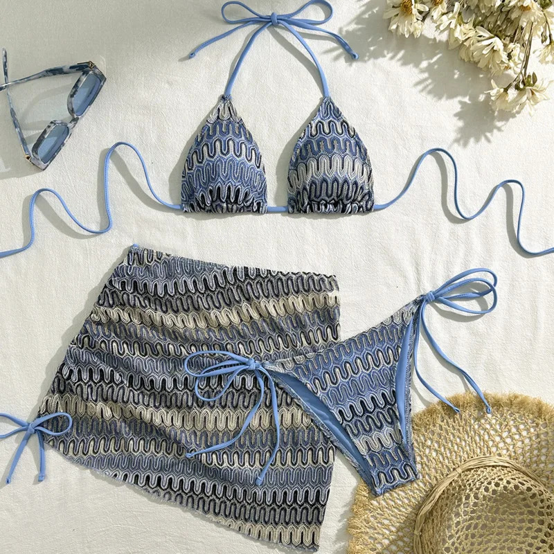 Sexy Bikinis 2026 Female Swimsuits Womens ThreePiece Swimwear Beach Swim Wear Bathing Suits Brazilian Bikini Set Pool Bather 260306