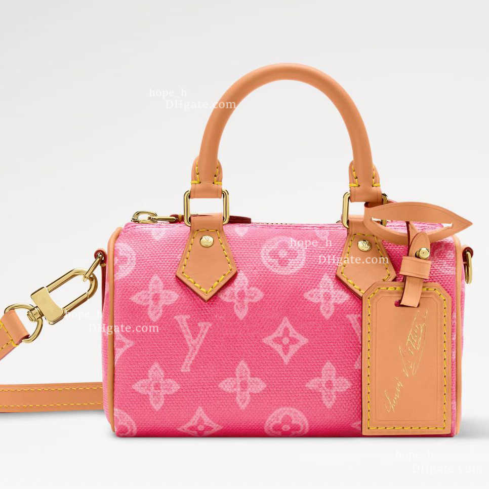 Designer Bag Ladies Letter Embossed Speed nano pillow bag Retiro Tote Bag Shoulder Bag Cowhide Leather Luxury Bag Women's Handbag Purse Metal Chain Crossbody Bag