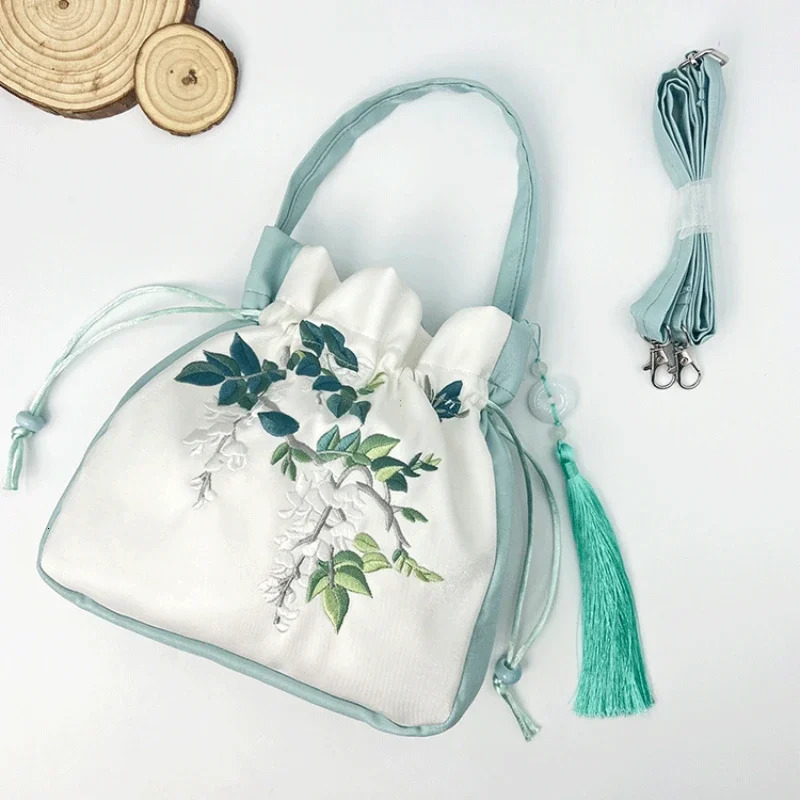 2026 Chinese Style Tote Bag Embroidery Handbag Trend Handheld Bucket Fashion Handbags and Purses 260307