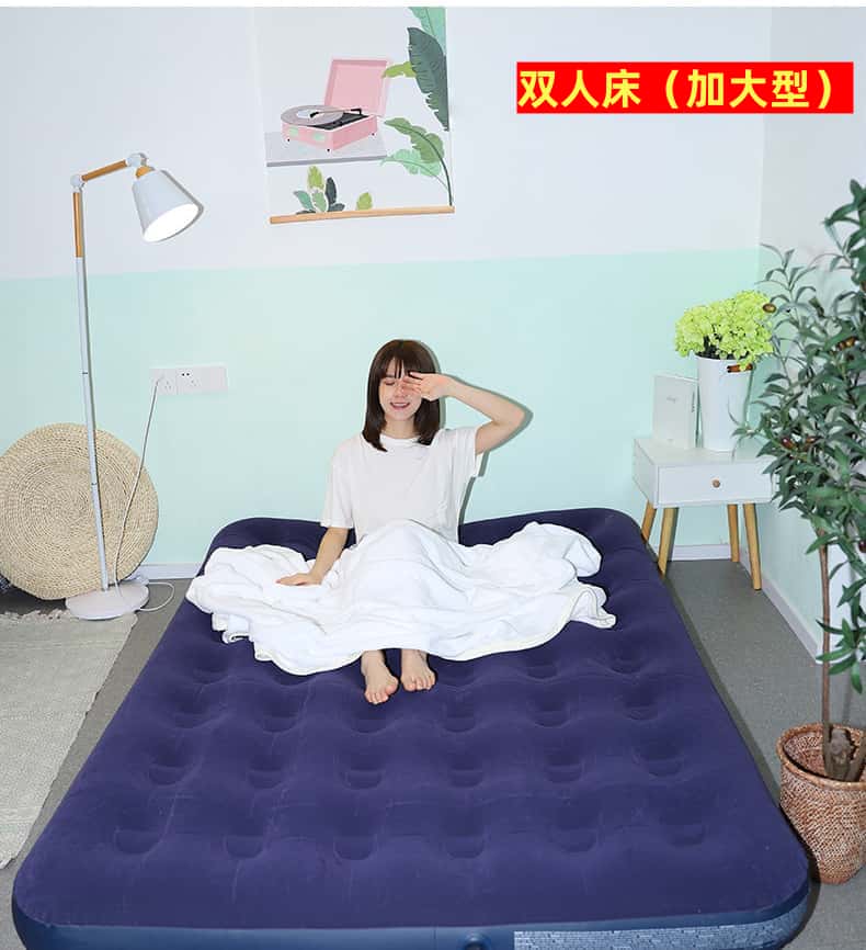 Portable Camping Sleeping Pad: Lightweight Twin-Ply Foam-Free Self-Inflating Resting Surface