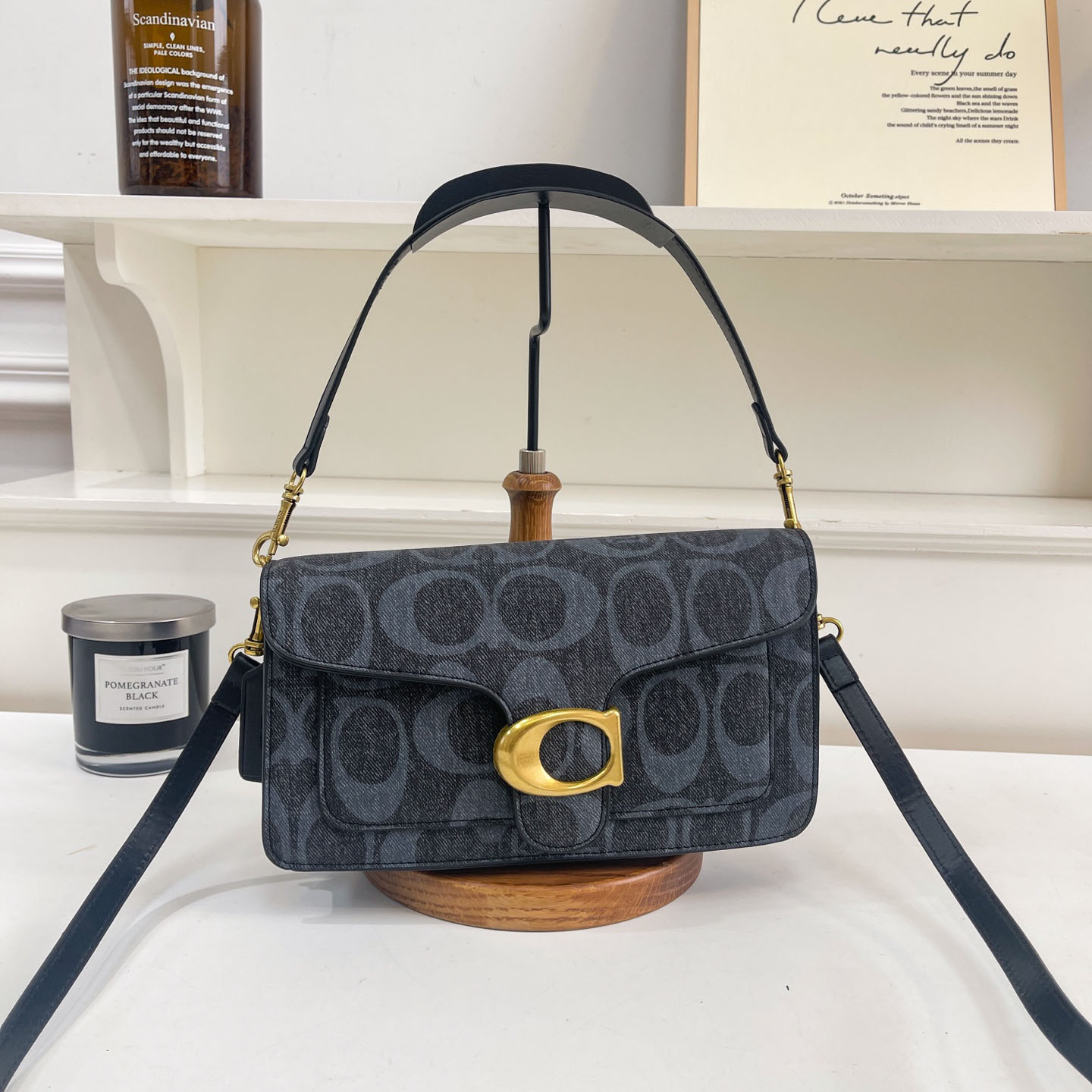 26cm Designer Shoulder Bag Denim Bag For Women Double Strap Underarm Bag Classic Crossbody Bag Personalized Hardware Letter Label Women Tabby Bag