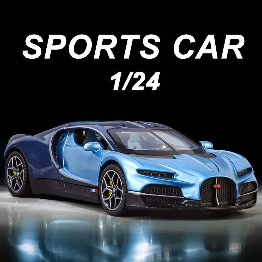 1:32 Tourbillon Bolide Alloy Diecast Sports Car Model Toys Sound Light Pull Back Doors Opened Miniature Vehices Adult Boys Gifts Z260307