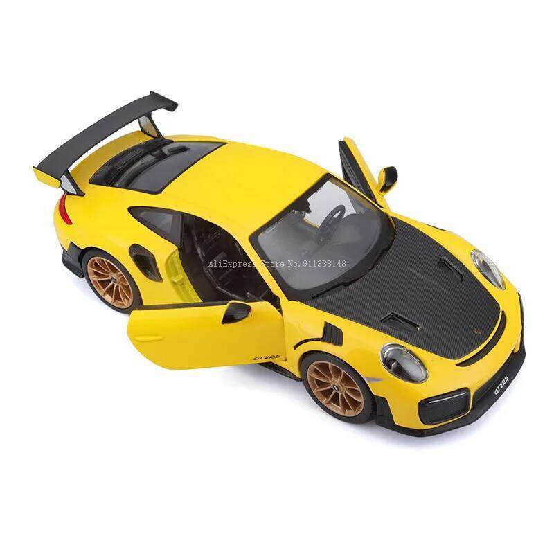 Maisto 1:24 Porsche 911 GT2 RS simulation alloy car model crafts decoration collection toy tools gift Z260306
