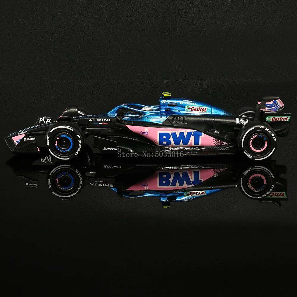 Bburago 1:43 Alpine F1 Team 2023 A523 10# Pierre Gasly 31# Esteban Ocon alloy car model toy series collection gift Die cast Z260307