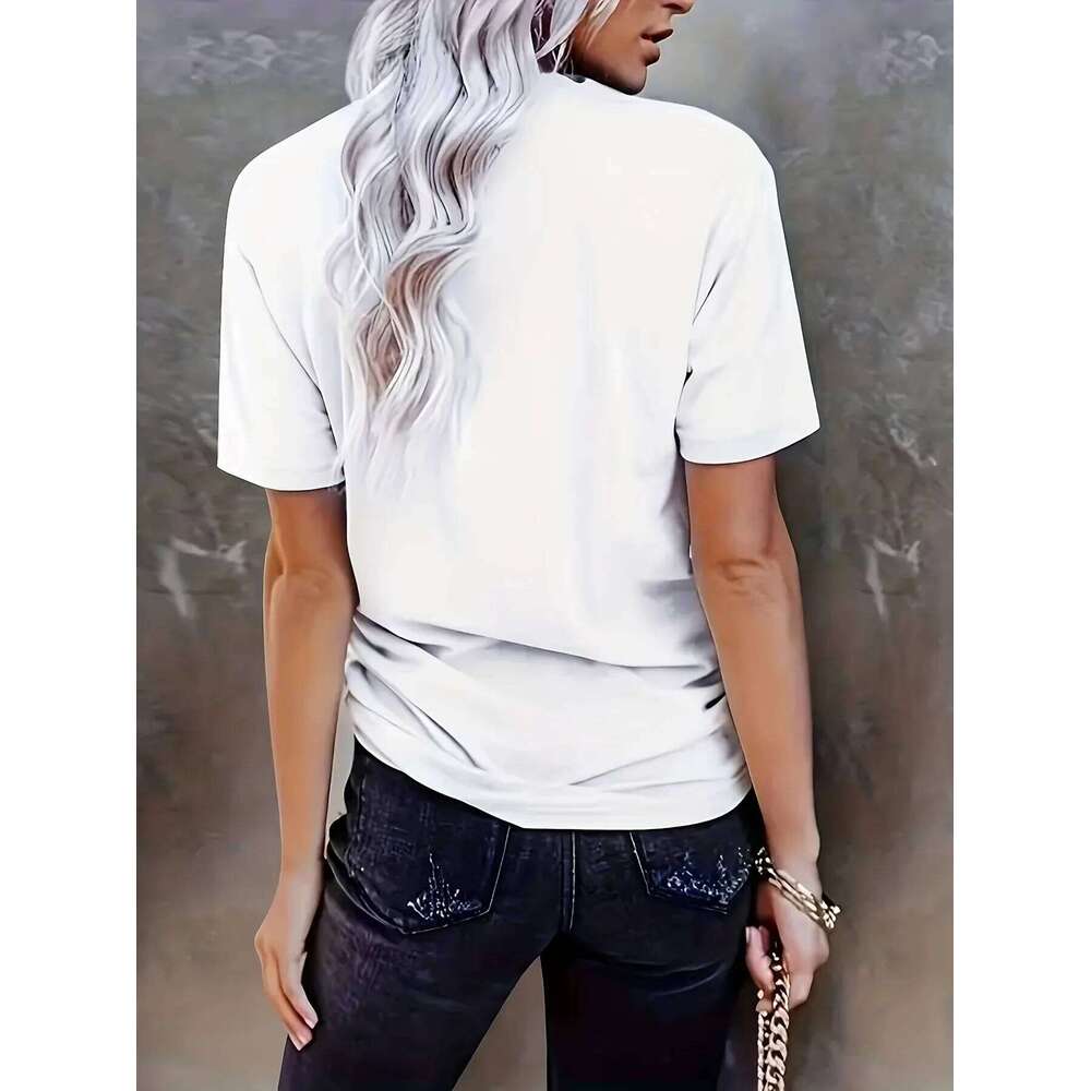 Paw Print & Red Heart Tshirt Casual Hipster Funny T-shirt Lady Yong Girl Top Women Aesthetic Clothes XJ260306 XJ260306