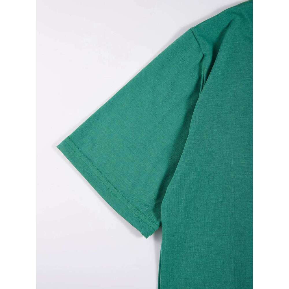 Happy Carnivals Leopard Print Heart Printed T-Shirts Women Summer O-Neck Short Sleeve Tops Loose T Shirt Basics Soft Clothes XJ260306 XJ260306