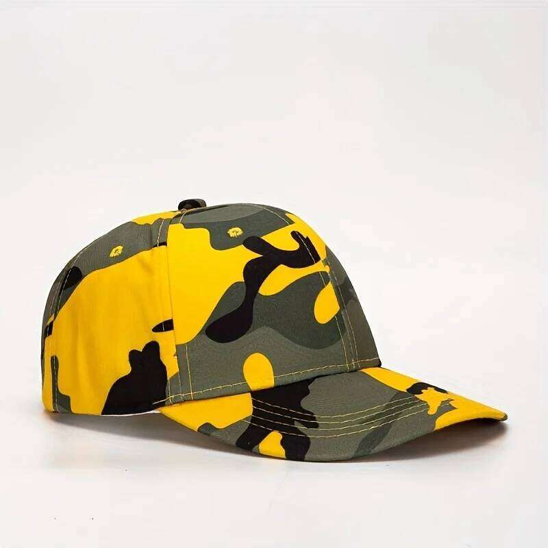 1PC camouflage baseball cap - breathable, adjustable, suitable for outdoor sports and casual wear Y260304