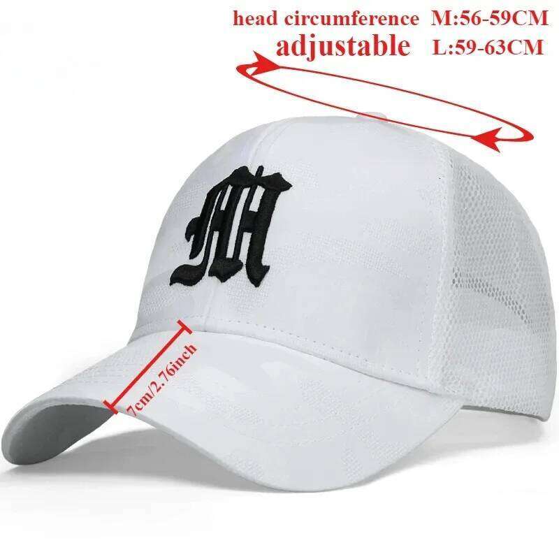 Man Big Size Head Mesh Camouflage Baseball Outdoors Sport Caps Dad Oversize Trucker Cap Male Plus 60cm 63cm Snapback Hats Y260304