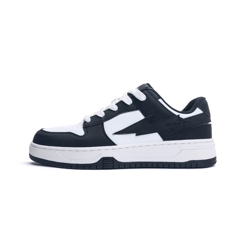 Jifffly Skate Shoes New Summer Unisex Student Thick Sole Versatile White Shoes