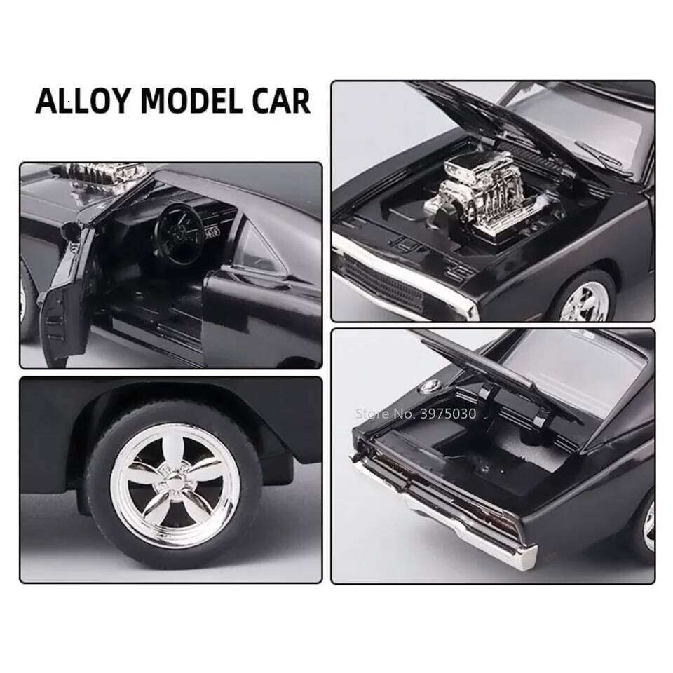 1/32 Scale Charger Metal Model Alloy Diecast Vehicle Models High Simulation With Pull Back Car Toys Gifts For Boys Z260307