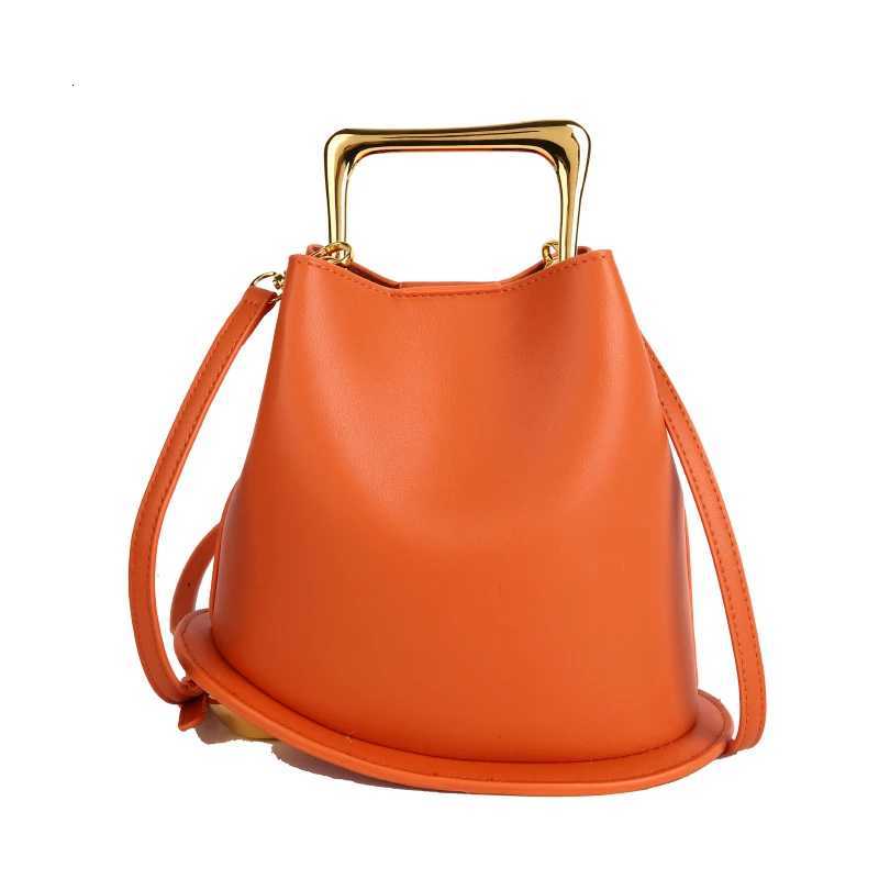 2025 Fashion New Hot Style PU Solid Bucket Shoulder Crossbody Bags Super Cool Unique Design High Quality Handbags for Women H260306