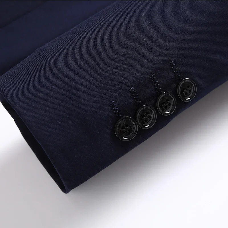 Blazer Mens Fashion Business Solid Color British Style Professional Work Groom Wedding Dress Man Blazer Jacket 260306