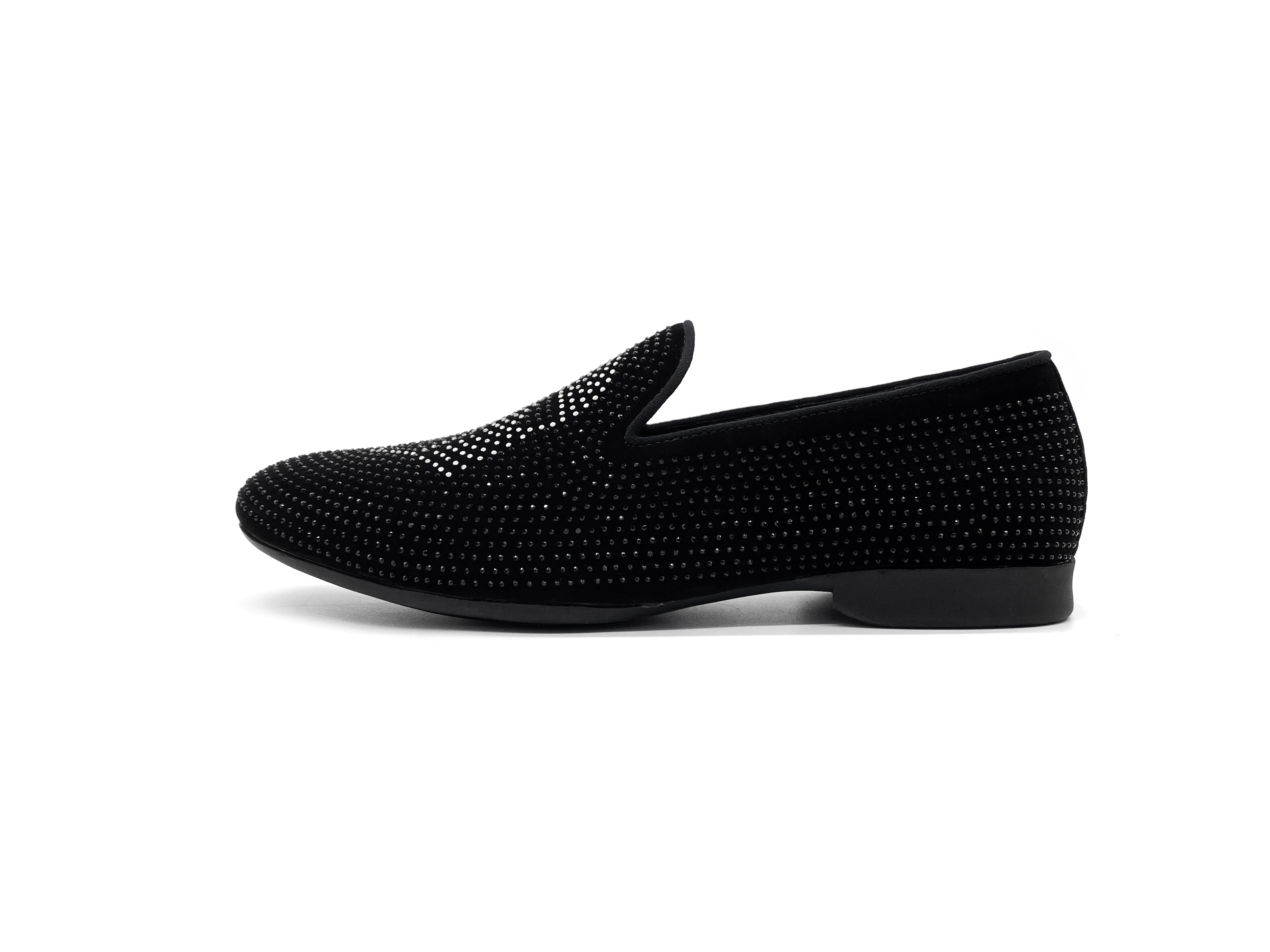 Top Designer dress shoes for men and women Luxury Diamonds loafers suede leather casual loafers flats office shoes with dust bag