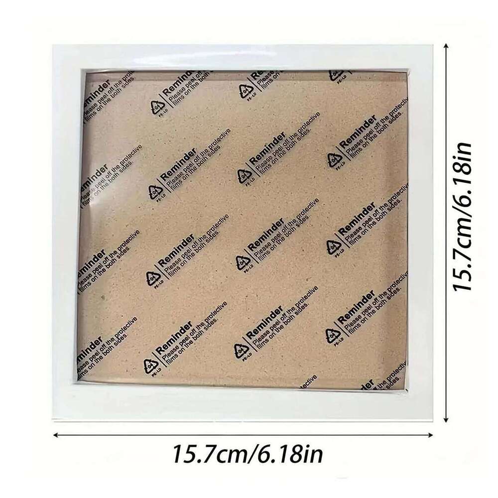 White Plastic Square Picture Self Mounting for Diamond Painting Cross Stitch Photo Frame H260306