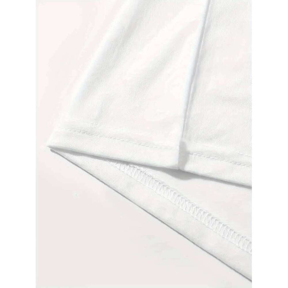 Floral Leaf Print Classic Fit Women's Short Sleeve T-Shirt Casual Fashion Top for Year-Round Wear XJ260306 XJ260306