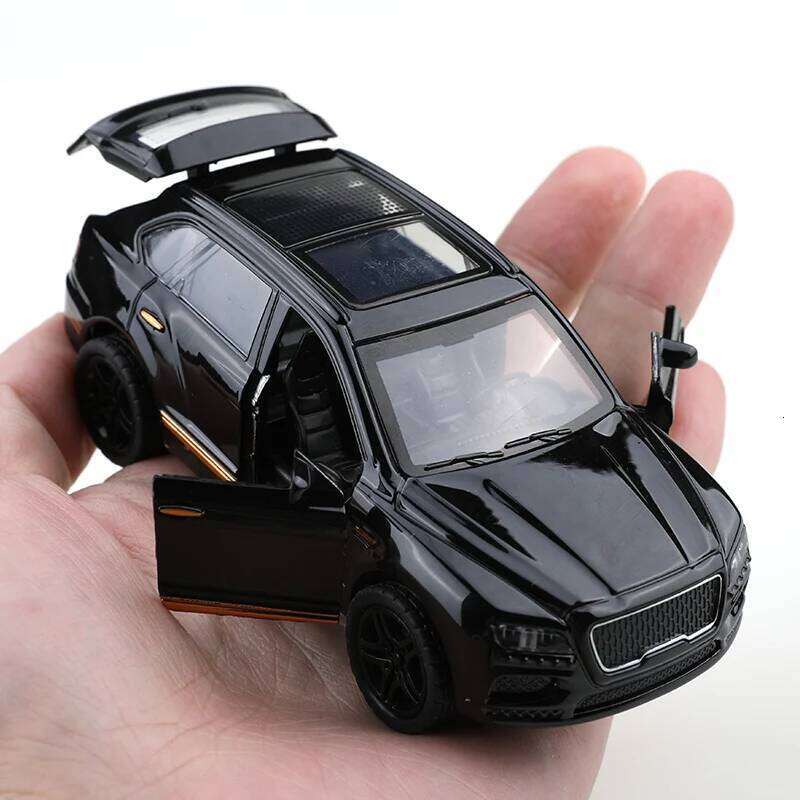 bagged1:36 Alloy Model Simulation Bentley Bentayga Vehicle Pull Back Car Ornaments Collection Toys For Boy Children Z260306