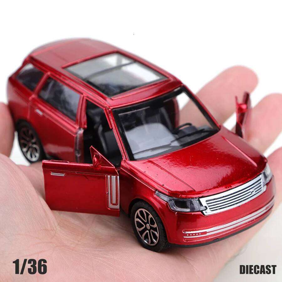 Bag 1/36 two-door alloy imitation Range Rover pull-back car, metal die-casting, boy's toy, exquisite children's toy Z260306