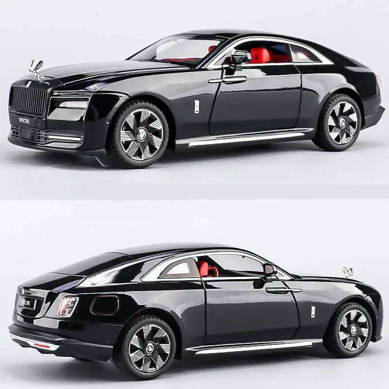 1:24 Rolls Royces Spectre Alloy Luxy New Energy Diecasts & Toy Vehicle Metal Charging Car Model Sound Light Kids Gifts Z260306