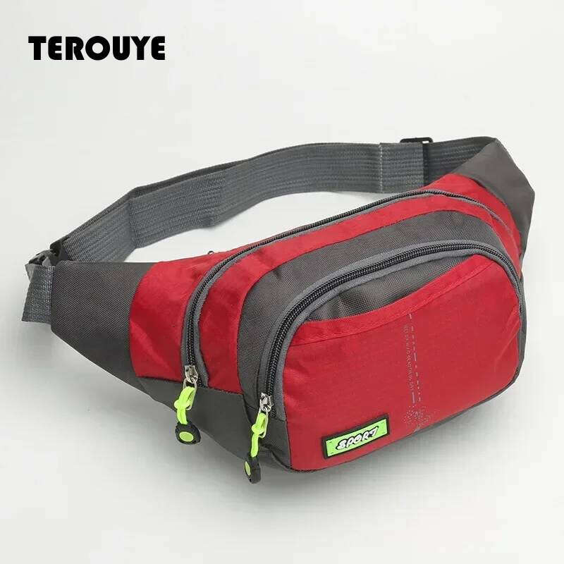 Travel Waist Zipper Outdoor Sports Shoulder Bag Men's And Women's Waterproof Fashion Large-Capacity Adjustable TEROUYE