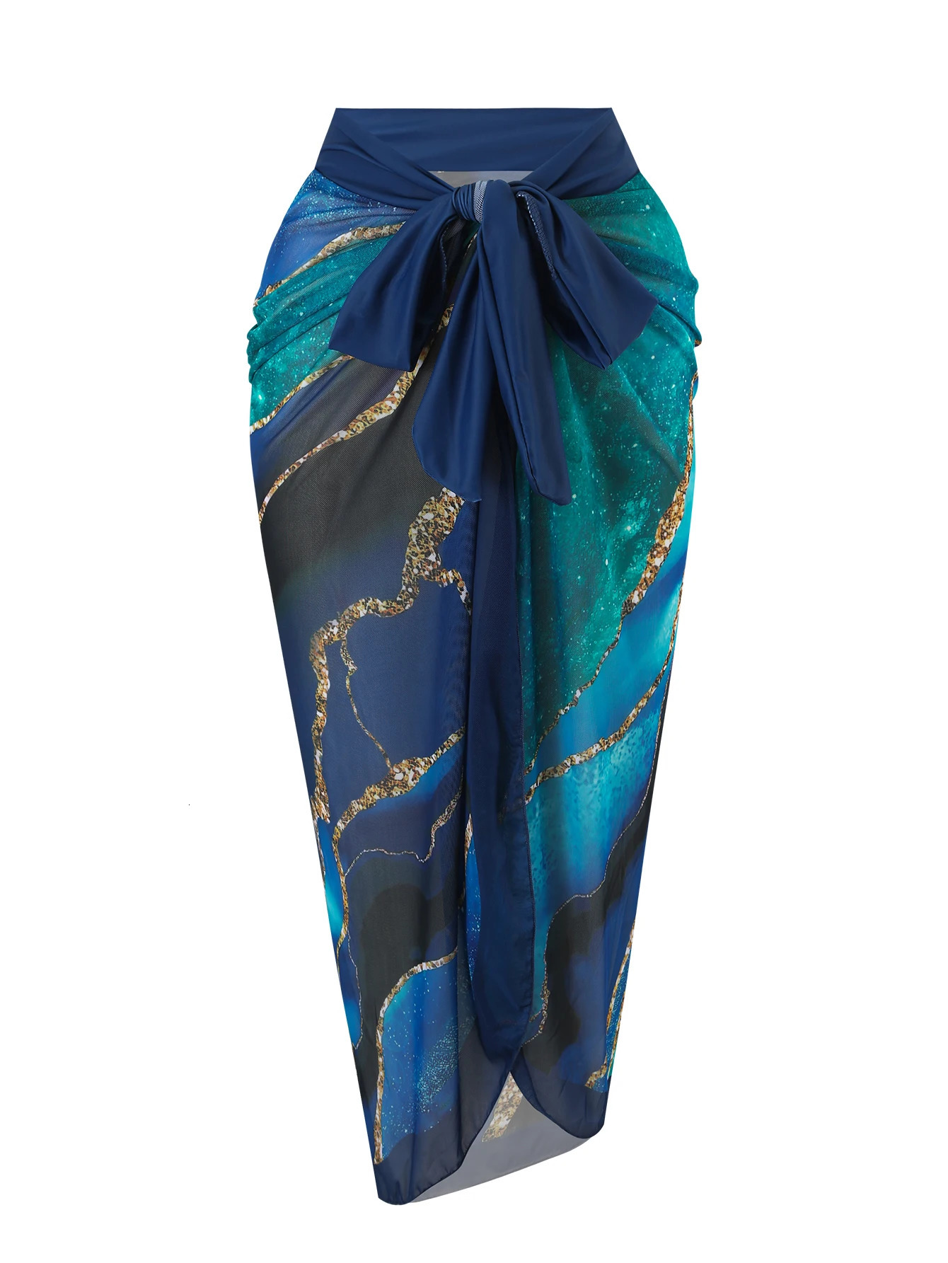 Summer CustomMade Digital Printed OnePiece Bikini Swimsuit for Women Conservative Sun Protection Gauze Skirt 2P 260306