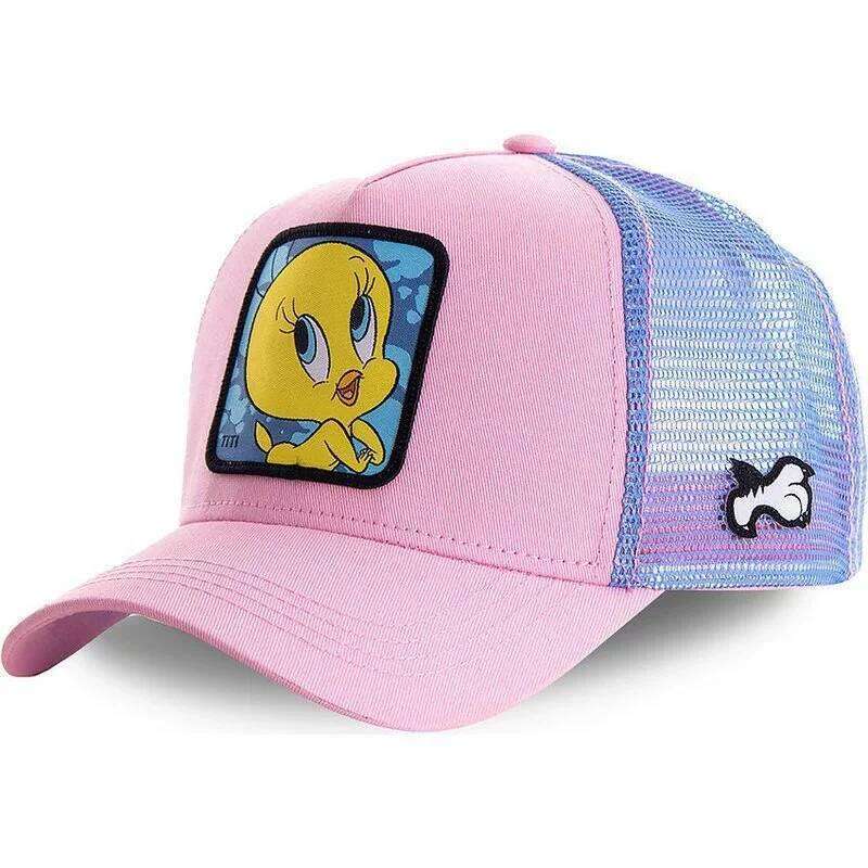 Fashion cartoon baseball Outdoor gauze Summer shade breathable net American Trucker cap Hip Hop Y260304