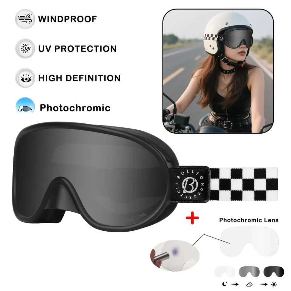 Photochromic UV Protection Motocross Goggles DustProof Anti Wind Racing Eyewear for ATV off Road Dirt Bike Motorcycle Antiparras S260304