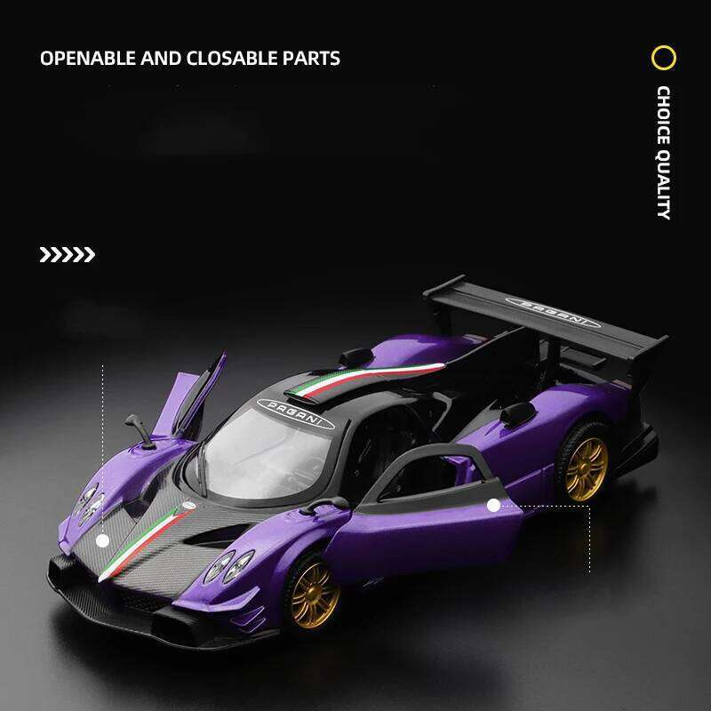 CCA 1:31 Pagani Zonda Revolution simulation alloy die-casting display bottom car model seat set collection gift Z260306