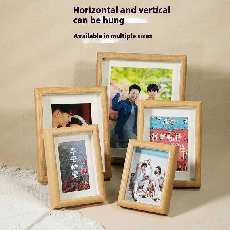 Wooden Hollow Photo 7 8 Inch, 10 Inch Rectangular Display Elegant Desktop Picture Frame Home Decor H260306