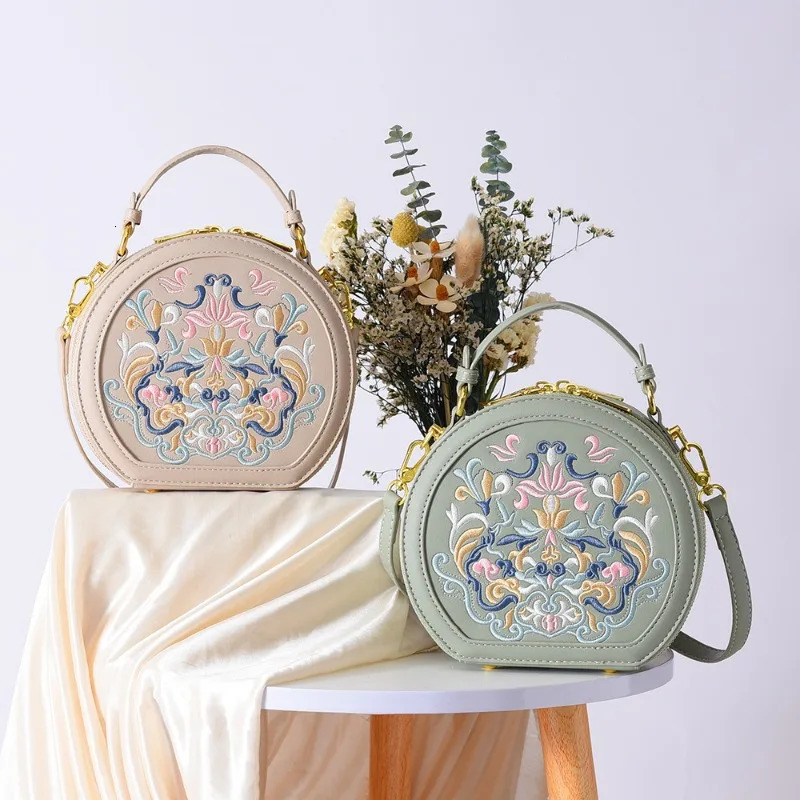 Handheld Trend Crossbody Bags for Woman Shoulder Bag Small Round Purse and Handbags Bolsos Mujer 260307