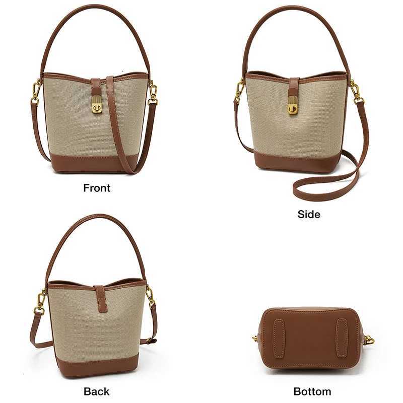 FOXER 2026 New Womens Handbag PVC Leather Lady Bucket Bag Fashion Shoulder Bag Light Best Gift for WifeLover H260306