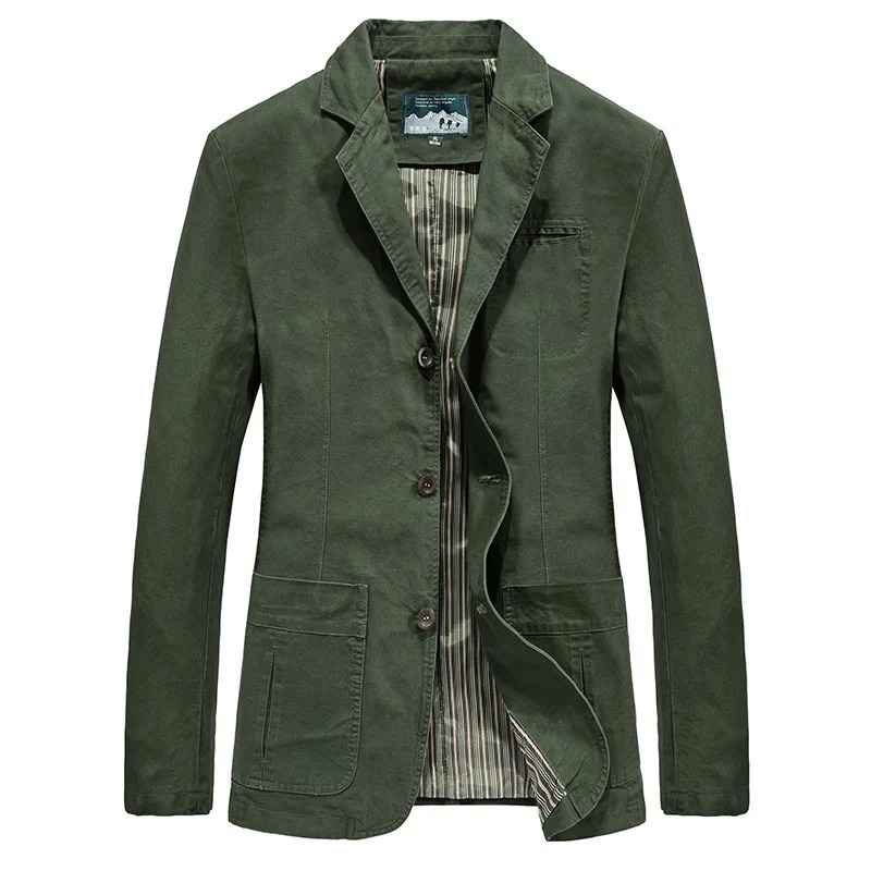 Cotton Outdoor Comfortable Business Jacket for Mens Spring and Autumn Casual Fashion Suit for Men Blazers Jacket for Man 260306