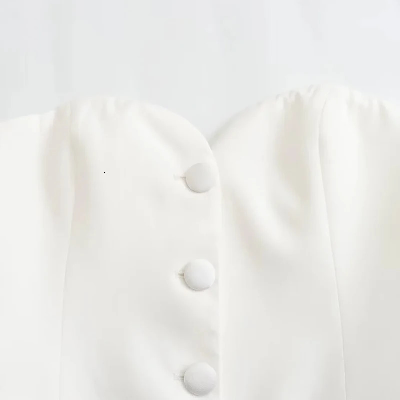 HXAO Top Womens Summer TanksCamis Elegant Tube Top Ladies Fashion Casual White Black Sleeveless Backless Corset Tops 260306