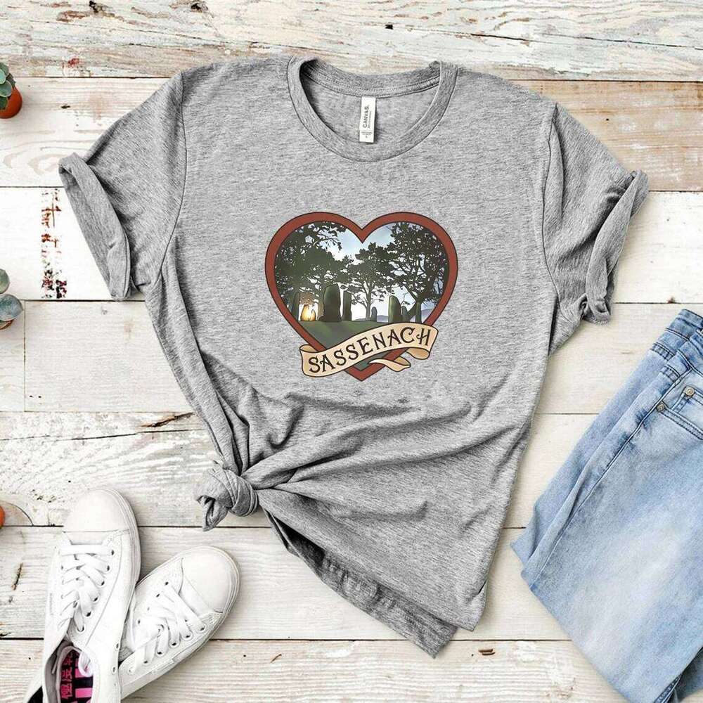 1743 T-Shirt Outlander Book Series Shirt Jamie Fraser T-shirt Tops for Women Sassenach Fan Gift T Shirts Y2k Aesthetic XJ260306