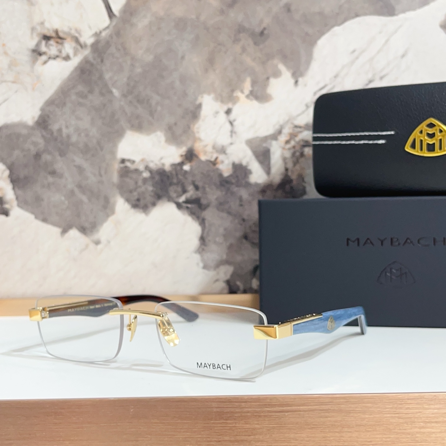 High quality MAYBACH Luxurious Quality Designer Sunglasses for Men and Women Classic Goggle Beach Retro Lens Fashion Eyeglasses With Box glasses Size