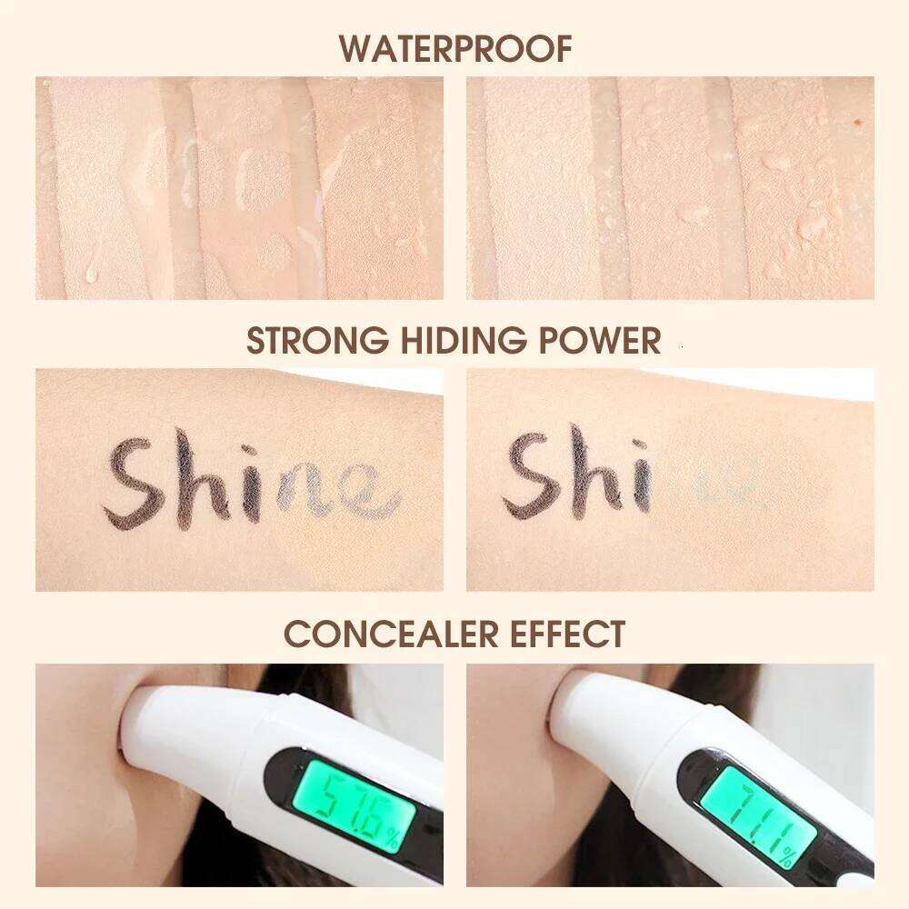O.TWO.O 3 Colors Air Cushion BB Cream Full Coverage Breatheable Concealer Waterproof Face Foundation 26L0306