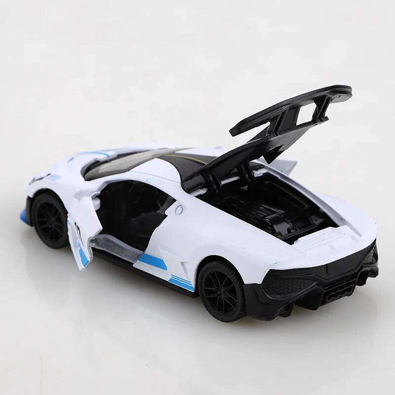 Bagged 1.36 new alloy DIVO simulation racing Diecast car, children's toy gift, pull-back openable metal car ornament, Z260306