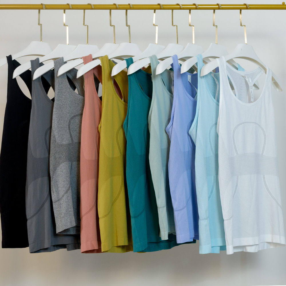 2026 Sleeveless Ebb To Street Tank Tops Yoga Women Vest with Padded Bra Workout Fitness Athletic Sport T-shirt luluitier lemonive