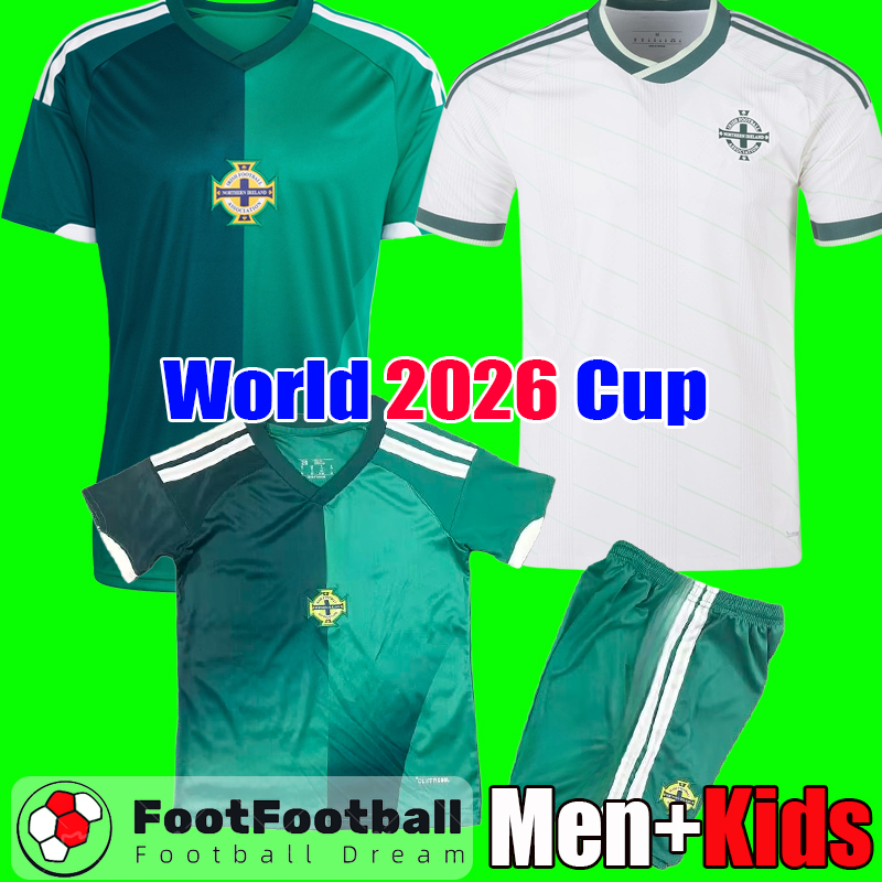 S-4XL 2026 Northern Ireland Soccer Jerseys 2025 2026 Football Shirt Camisetas de Futbol men Kids Kit uniforms set tops