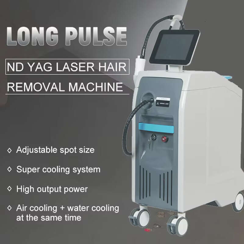 Long Pulse Dual Wavelength Laser 755 1064 Hair Removal Tattoo Removal Machine Vascular Lesions Treatment Acne Freckle Remove Nd Yag Laser Device