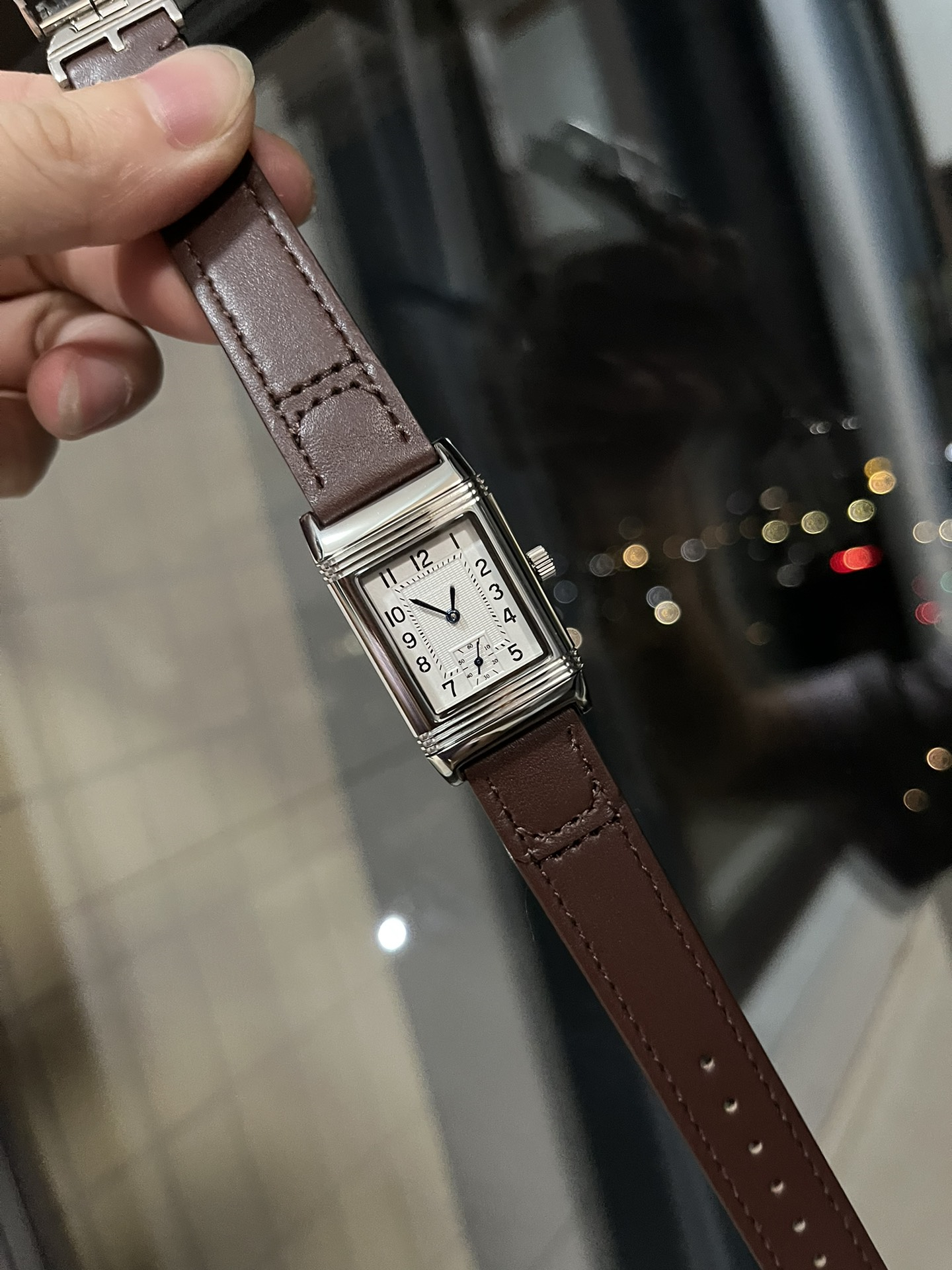 Mens women REVERSOity 1931 thin Flip Watches quartz Automatic Movement Watch womens men Diamond encrusted Wristwatches waterproof Luminous montre de luxe #2512