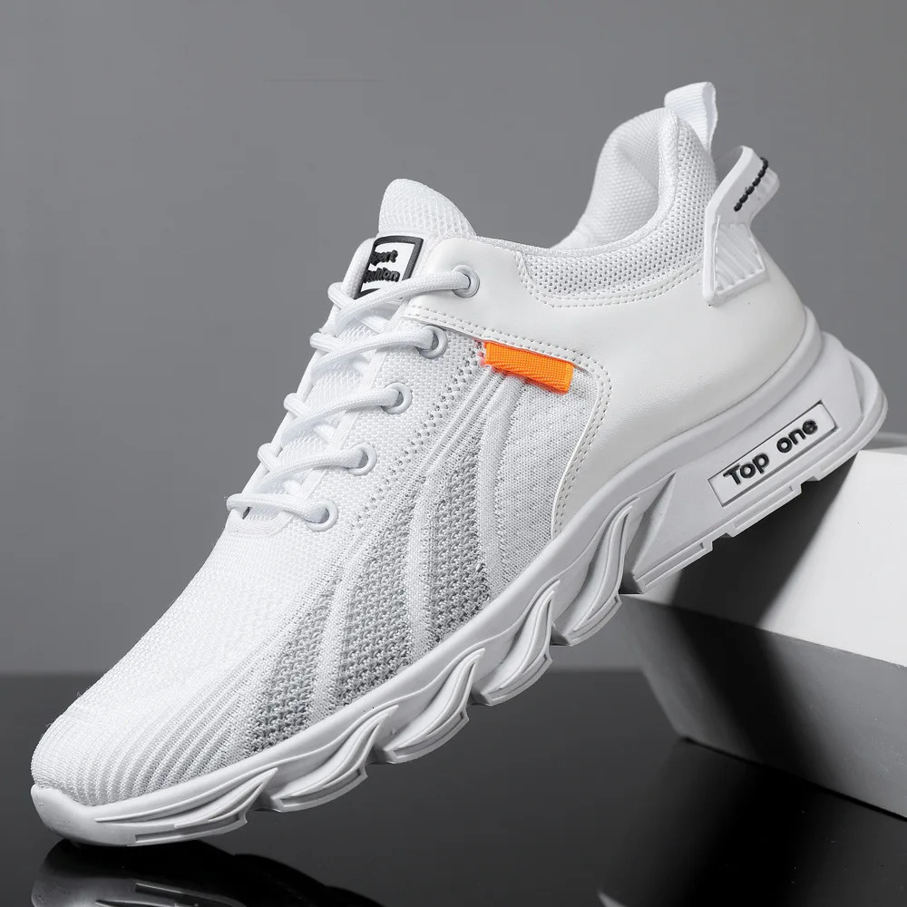 Fashion Men Sneakers Mesh Casual Shoes Lac-up Men Shoes Lightweight Vulcanize Shoes Walking Sneakers Zapatillas Hombre 260228