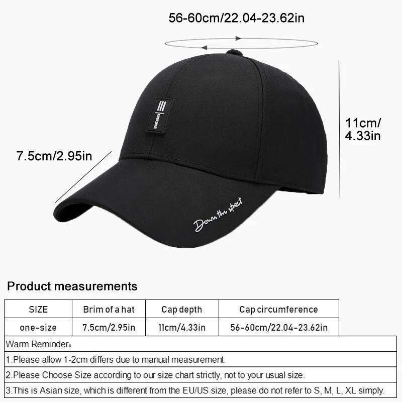 Fathers Truck Drivers Sports Four Seasons Leisure Sunshade Mens Baseball Cap Y260304