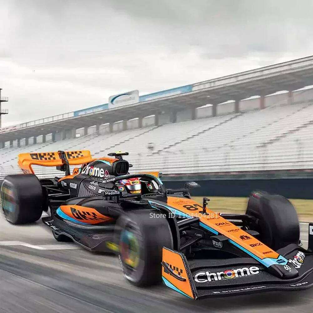 1:24 Scale MCL MCL60 F1 Alloy Formula Sports Car Miniature Model Toys Diecast Cars Front Wheel Steering Vehice Figure Collection Z260306