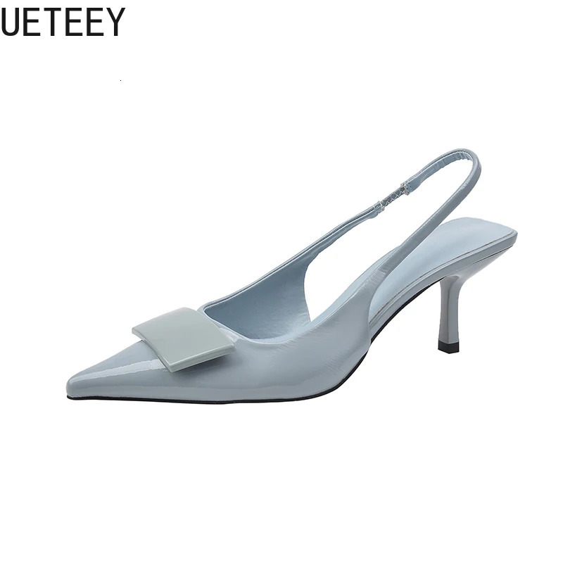 2026 Summer High Heel Women Sandals Fashion Pointed Toe Singbacks Shoes Style Banquet Party Sandalias Shoes 260306
