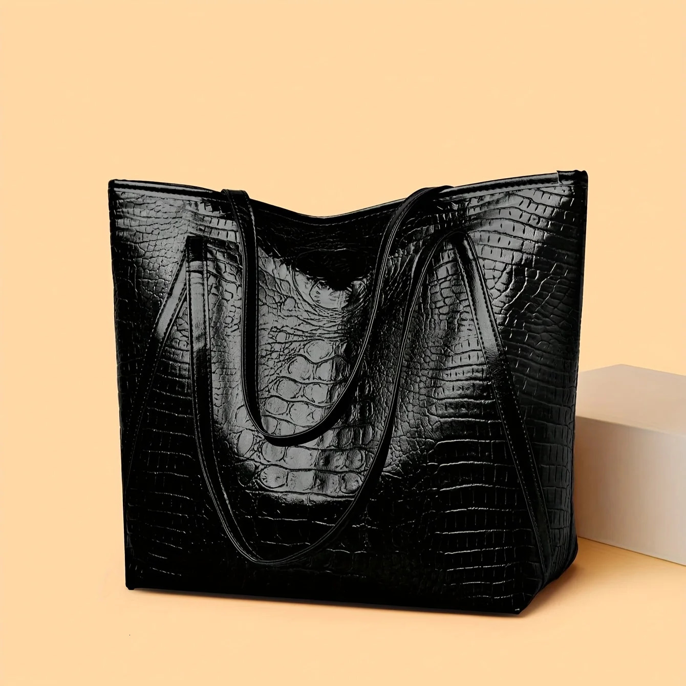 Stylish Womens Tote Bag Retro Pattern Handbag Shoulder Suitable for Shopping Dating Outings Work Commuting 260227