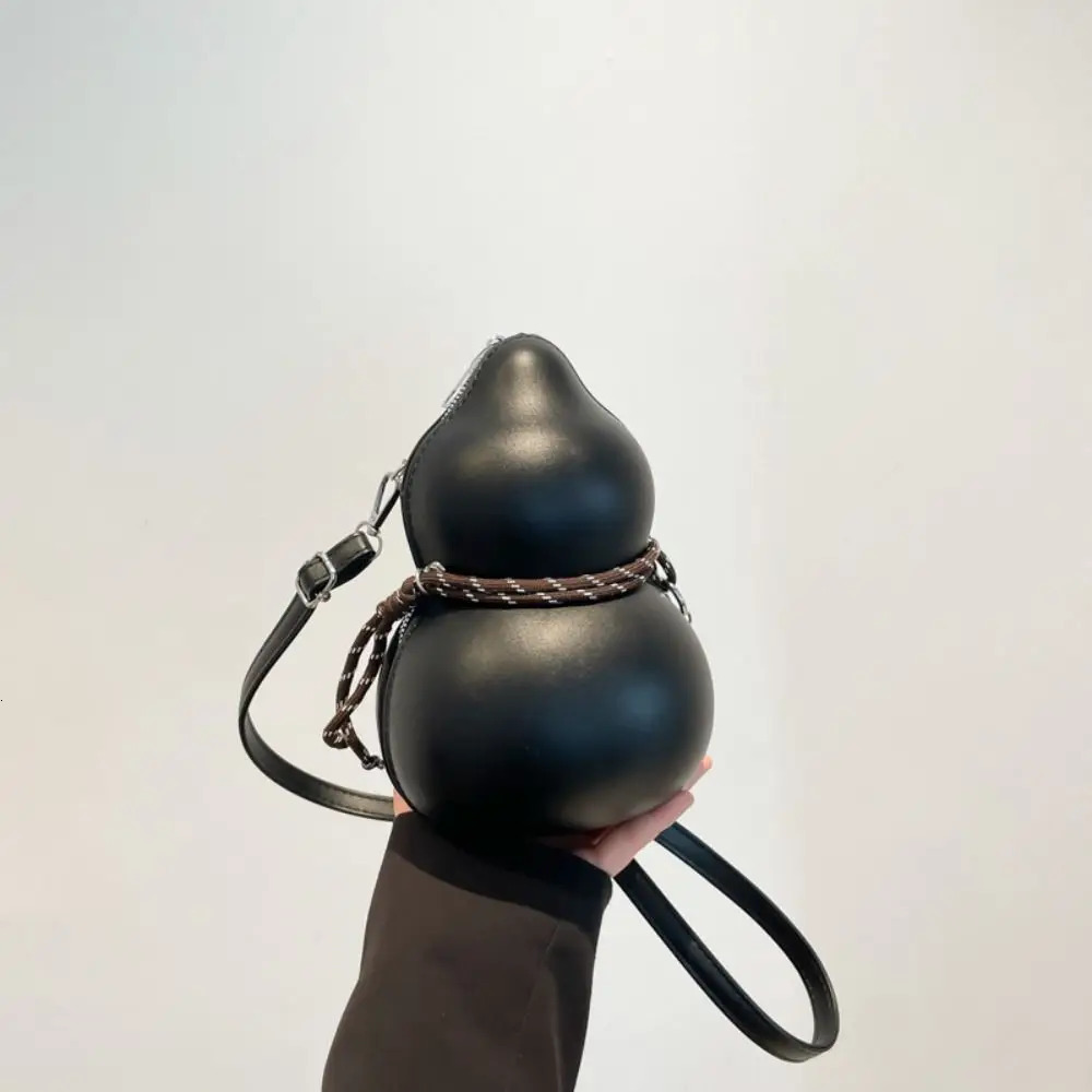Gourd Shoulder Bag Tai Chi Casual Cross Body Chinese Style Leisure Zipper Men Women 260307