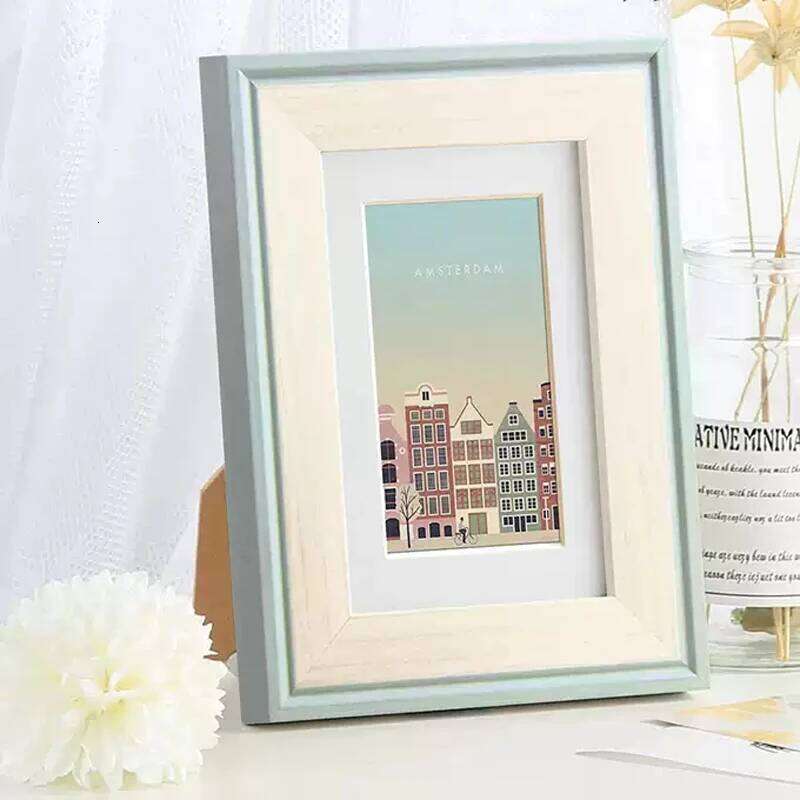 Nordic Modern Style Table Decor Photo 5-10 Inch Picture Frame Living Room Bedroom Family Photos Painting Frames 11 Colors H260306