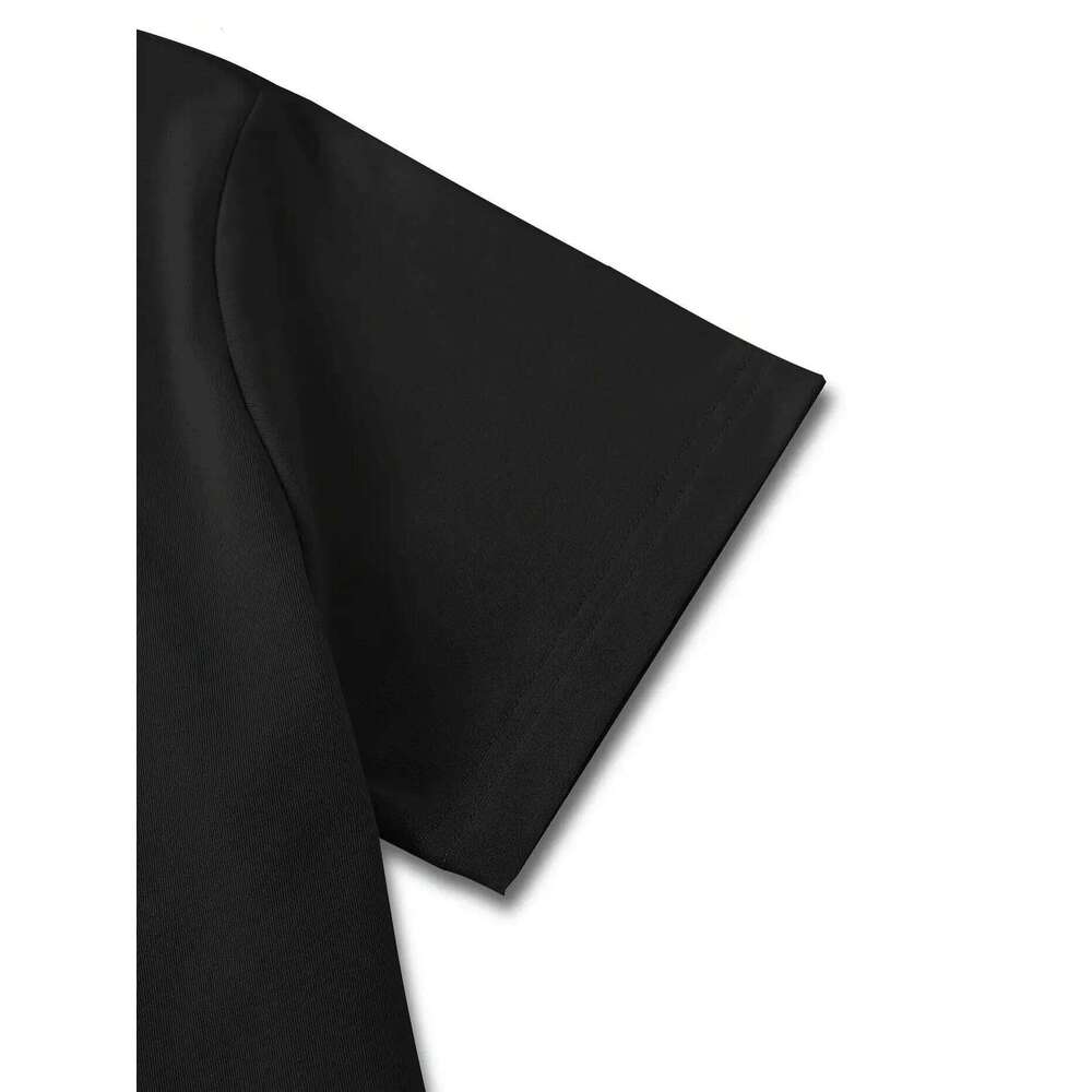 Trendy Adorable Bear and Love Designsprinted with Round Neck for Summer Women's Short Sleeve Tops Fashion Clothing XJ260306 XJ260306