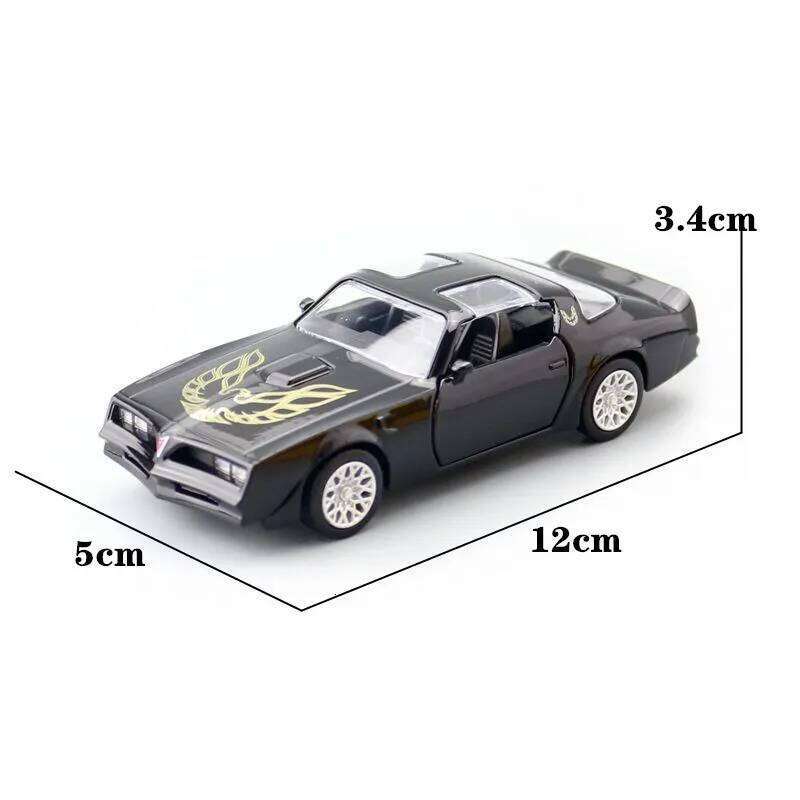 1:36 PONTIAC Firebird Alloy Sports Diecast Metal Race Vehicles Car Model High Simulation Collection Toy Gift Z260306