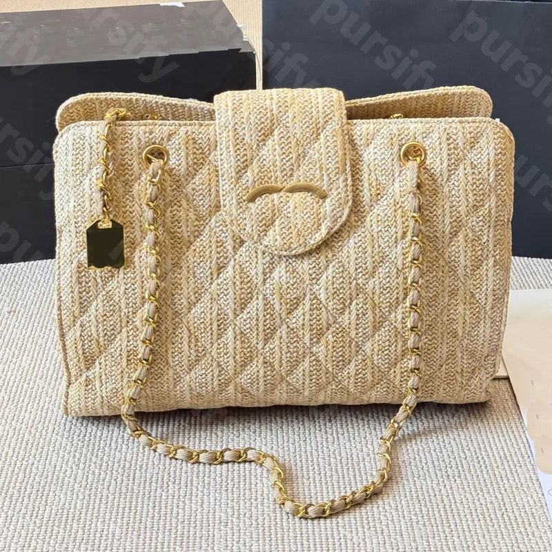 Tote Bag Designer Women Woven Bag Raffias Hand-Embroidered Straw Bag Luxury Beach Bag For Lady -15 High Quality Shoulder Bag Handbag Knitted Purse DSD2506176